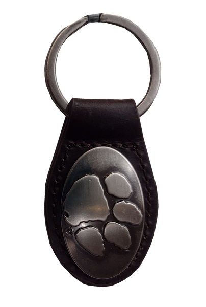 Leather Concha Key Fob