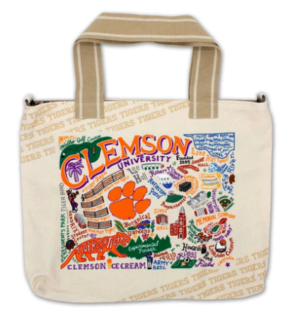 Clemson Landmarks Map Tote