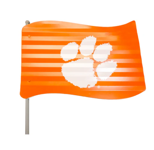 Clemson Metal Flag Garden Stake