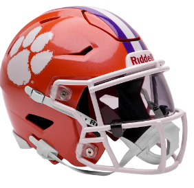 foam football helmets Riddell Mid-Size Replica Helmet – clemsonframeshop