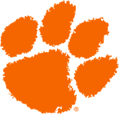 Orange Tiger Paw Decal