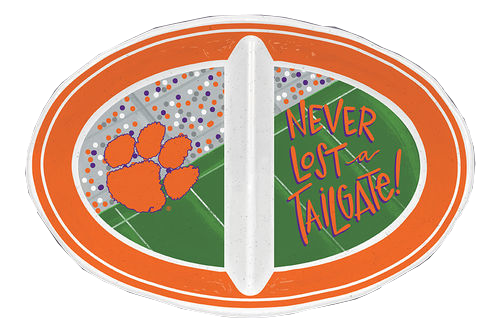 Melamine Divided Tailgate Platter