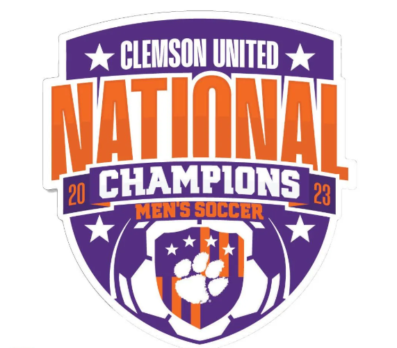 Clemson Men's Soccer 2021  and 2023 Championship Magnets