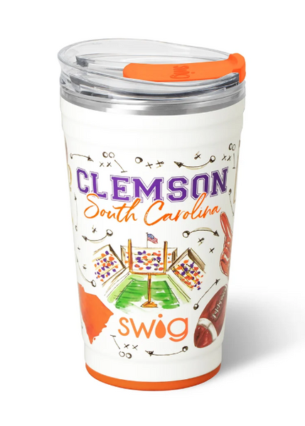 Clemson Party Cup by Swig