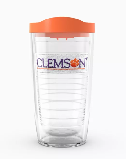 Tervis Tumbler with Clemson Name Tape
