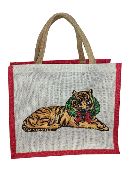 Christmas Tiger Tote