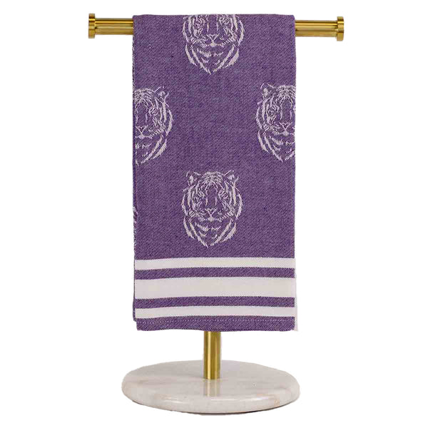 Jacquard Tea Towel with Tiger Face