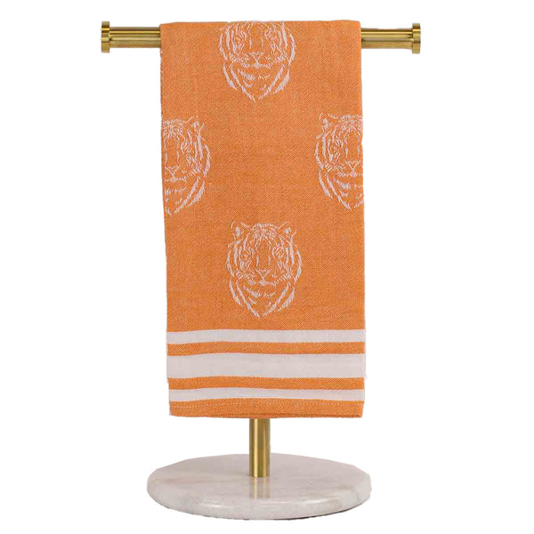 Jacquard Tea Towel with Tiger Face