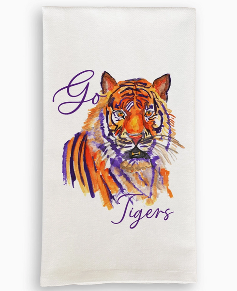 "Go Tigers" Tea Towel