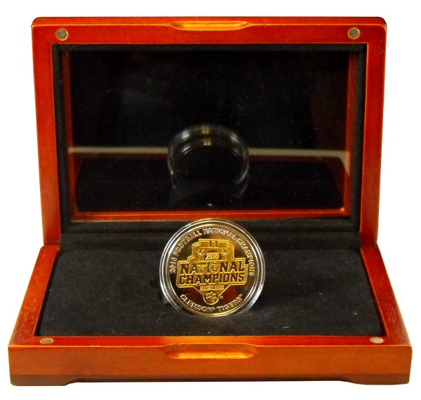 Clemson University 2016 National Champions Two-Toned Collectible Medallion