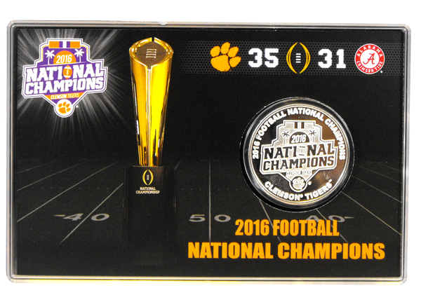 2016 National Champions Silver Collectible Medallion