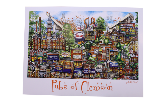 Pubs of Clemson Print