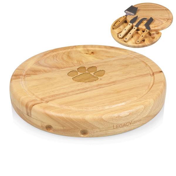 Clemson Circo Cheese Board with Tools