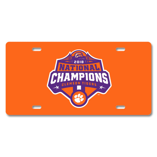 Clemson University 2018 National Champions License Plate