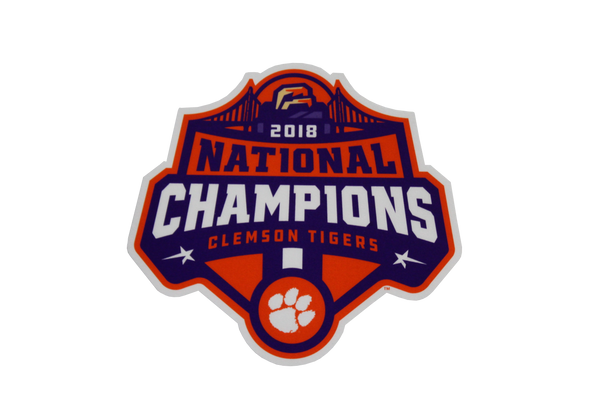 Clemson 2018 National Championship Logo Magnet