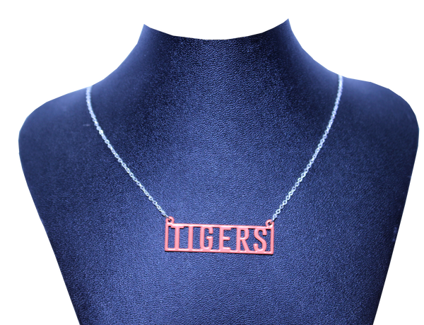 Clemson Orange "Tigers" Necklace